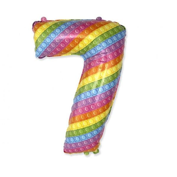 Se Folieballon Fx "Nummer 7" Pop It 69 Cm ❤ Kæmpe udvalg i Godan ❤ Hurtig levering: 1 - 2 Hverdage samt billig fragt - Varenummer: BAR-774241 og barcode / Ean: &
