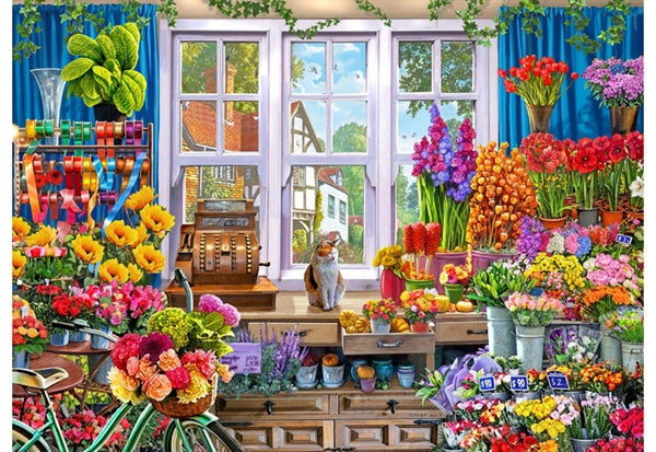 Bluebird puslespil Flower Shoppe med 500 brikker