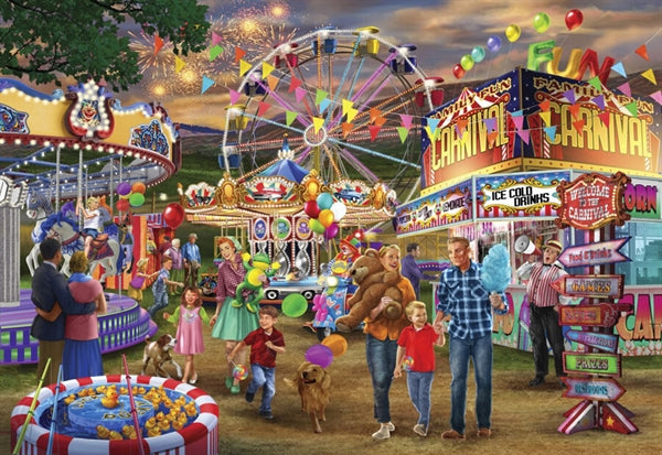 Bluebird puslespil Family Fun Carnival med 1000 brikker