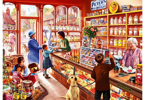 Bluebird-puslespil Sweetshop med 500 brikker