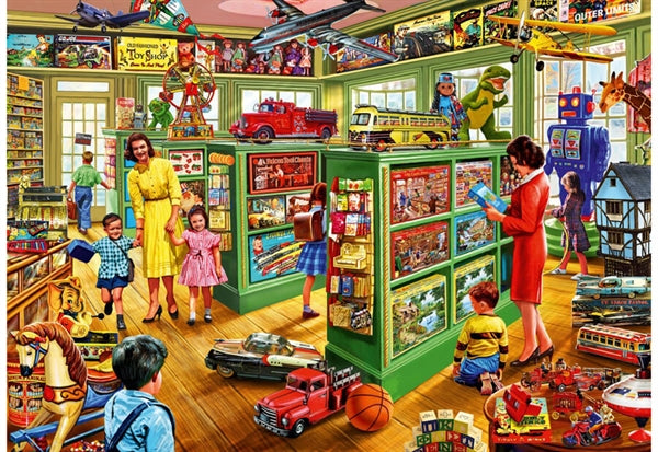 Bluebird puslespil Toy Shop Interiors med 2000 brikker
