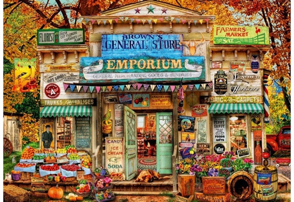 Bluebird puslespil The General Store med 2000 brikker