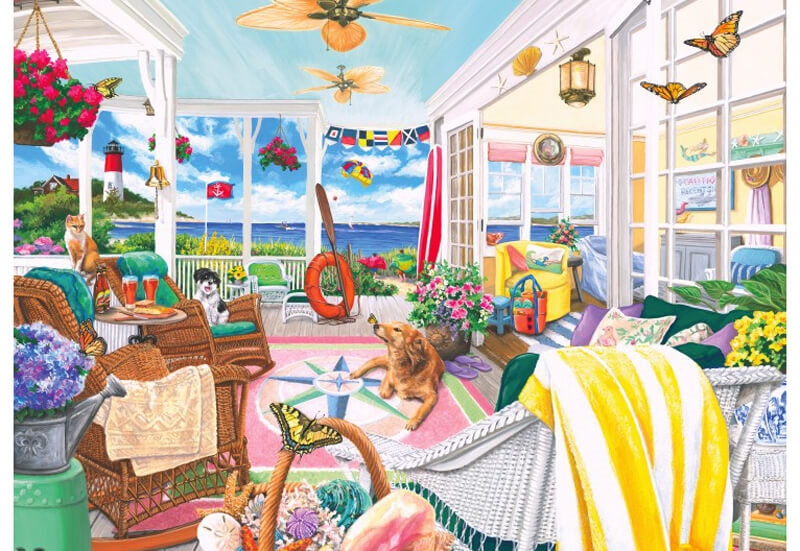 Bluebird puslespil Summer Porch med 500 brikker