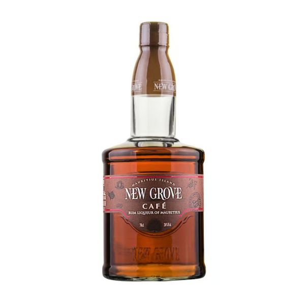 Flaske New Grove Café kaffelikør på 70 cl med 26 procent alkohol