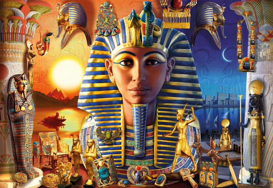 Bluebird Egyptian Treasures puslespil med 1000 brikker
