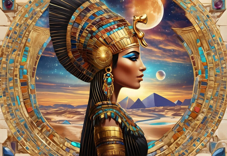 Bluebird puslespil Egyptian Beauty med 1000 brikker