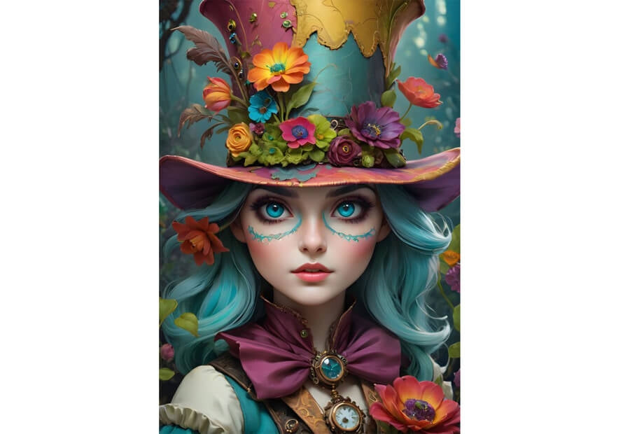 Bluebird puslespil Lady with a Hat med 1000 brikker