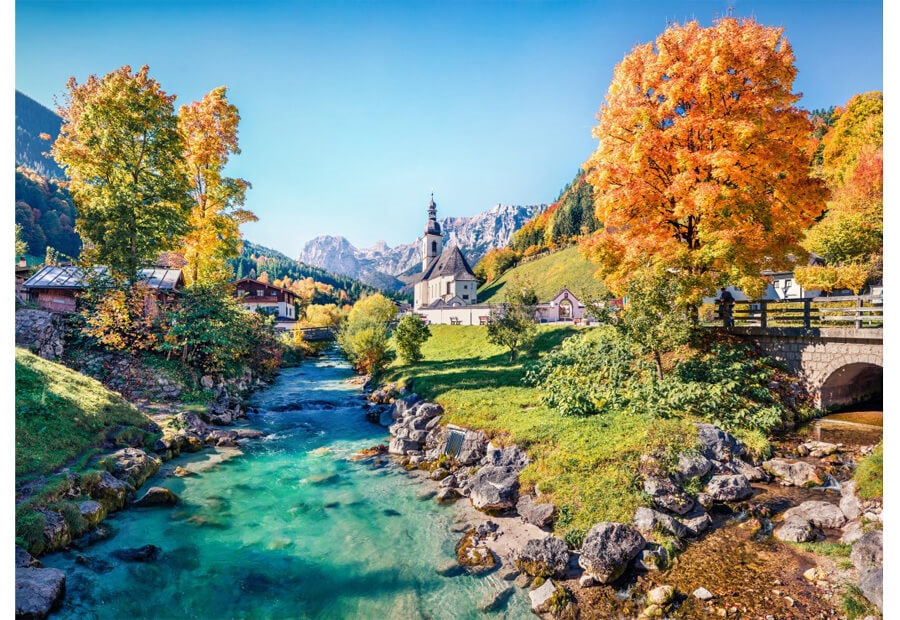 Bluebird puslespil Ramsau in Autumn med 500 brikker