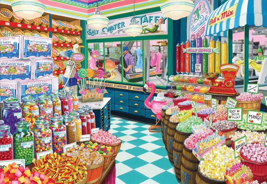 Bluebird Taffy Shop, puslespil med 1000 brikker