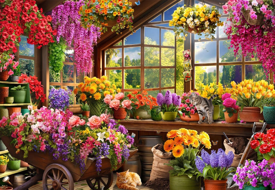 Bluebird puslespil Potting Shed med 1000 brikker