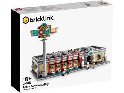 LEGO BrickLink Retro Bowling Alley 910013, byggesæt med bowlingbane og minifigurer