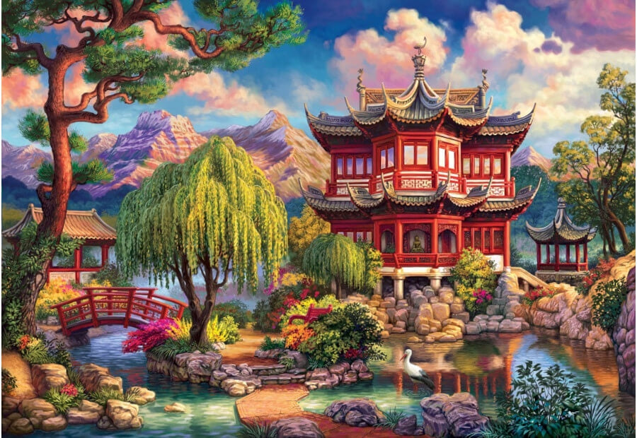 Bluebird puslespil Secret Temple med 1000 brikker
