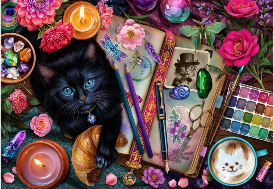 Bluebird puslespil Crafty Cats med 1000 brikker