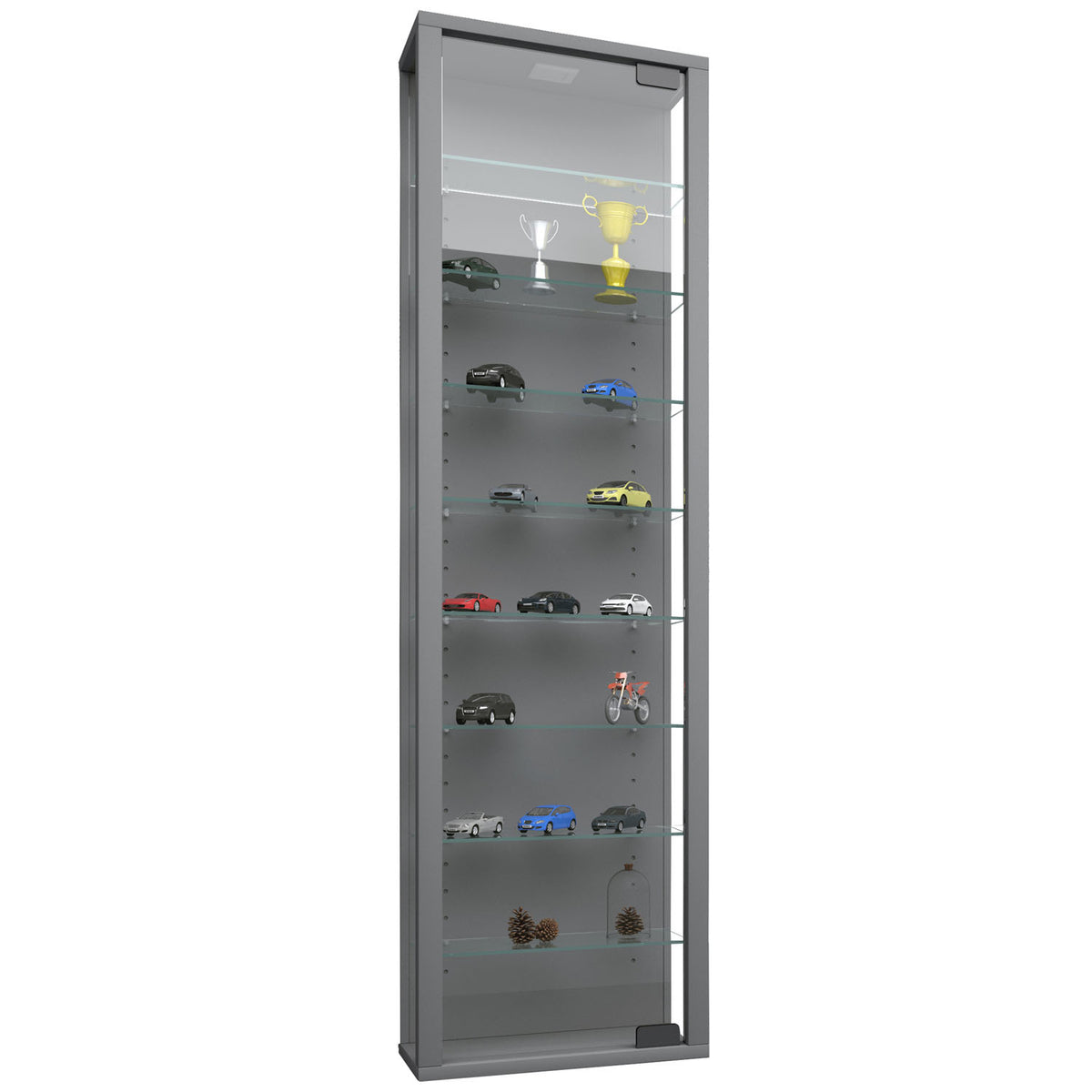 Se Stano Maxi skab uden LED, m. 1 låge og 8 hylder - glas og grå træ ❤ Kæmpe udvalg i VCM Nordic - Køb online på udsalg og tilbud lige nu ❤ Billig fragt og hurtig levering - Varenummer: Boboonline-54773 og barcode / Ean: 4051814345272 på lager - Udsalg på Møbler,Skabe,Kabinetter og diverse skabe,
Glasskabe,
Smalle skabe,
Skabe,
Spisestue, Store besparelser – op til 77% - Udsalg på mere end 2.281 populære mærker