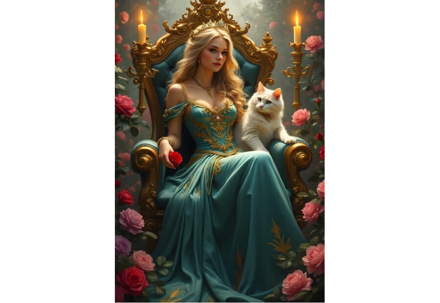Bluebird puslespil The Queen of Roses, 1000 brikker