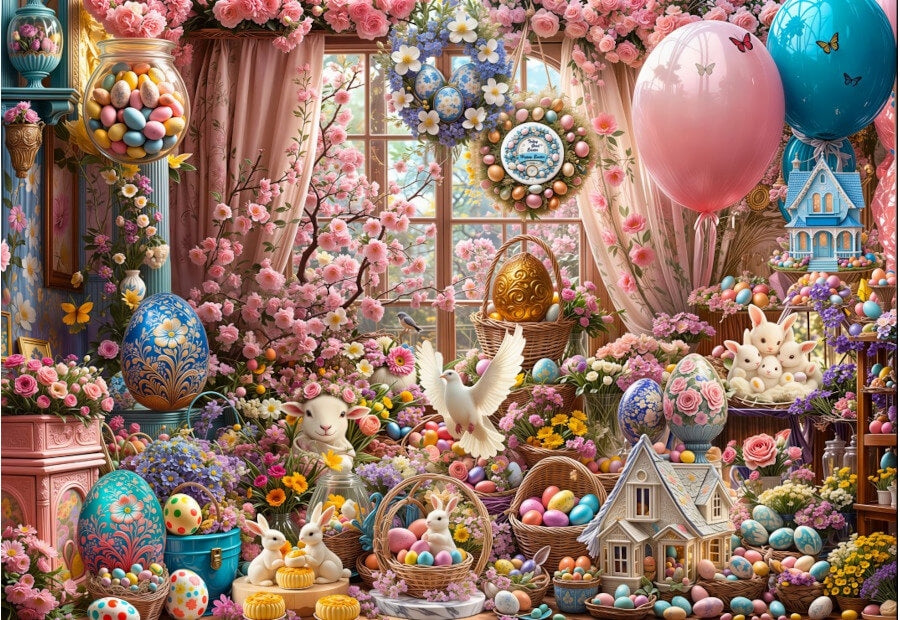 Bluebird puslespil Easter Delights med 1000 brikker