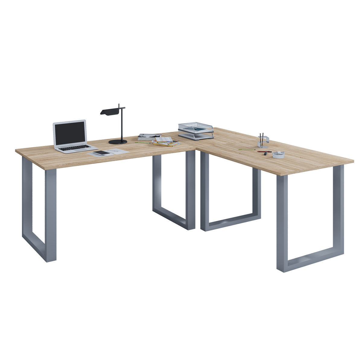 Se Lona U-feet hjørneskrivebord - natur træ og sølvgrå metal (130x130x50) ❤ Kæmpe udvalg i VCM Nordic - Køb online på udsalg og tilbud lige nu ❤ Lav fragtpris og hurtig levering - Varenummer: Boboonline-55321 og barcode / Ean: 4051814385278 på lager - Udsalg på Møbler,Borde,Kontorborde,Hjørneskriveborde,
Kontor,
Borde,
Kontorborde,
Skriveborde til hjemmekontor, Op til 57% rabat - Kendte mærker på udsalg – over 1.329 brands