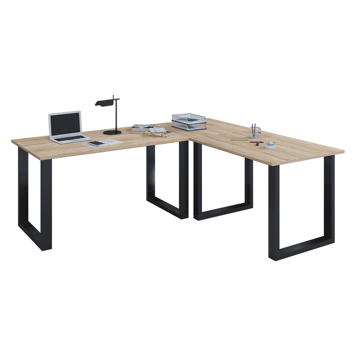 Se Lona U-feet hjørneskrivebord - natur træ og sort metal (220x160x80) ❤ Kæmpe udvalg i VCM Nordic - Køb online på udsalg og tilbud lige nu ❤ Super billig fragt og lynhurtig levering - Varenummer: Boboonline-55405 og barcode / Ean: 4051814397264 på lager - Udsalg på Møbler,Borde,Kontorborde,Hjørneskriveborde,
Kontor,
Borde,
Kontorborde,
Skriveborde til hjemmekontor, Spar stort – op til 71% - Over 2.739 kendte mærker online