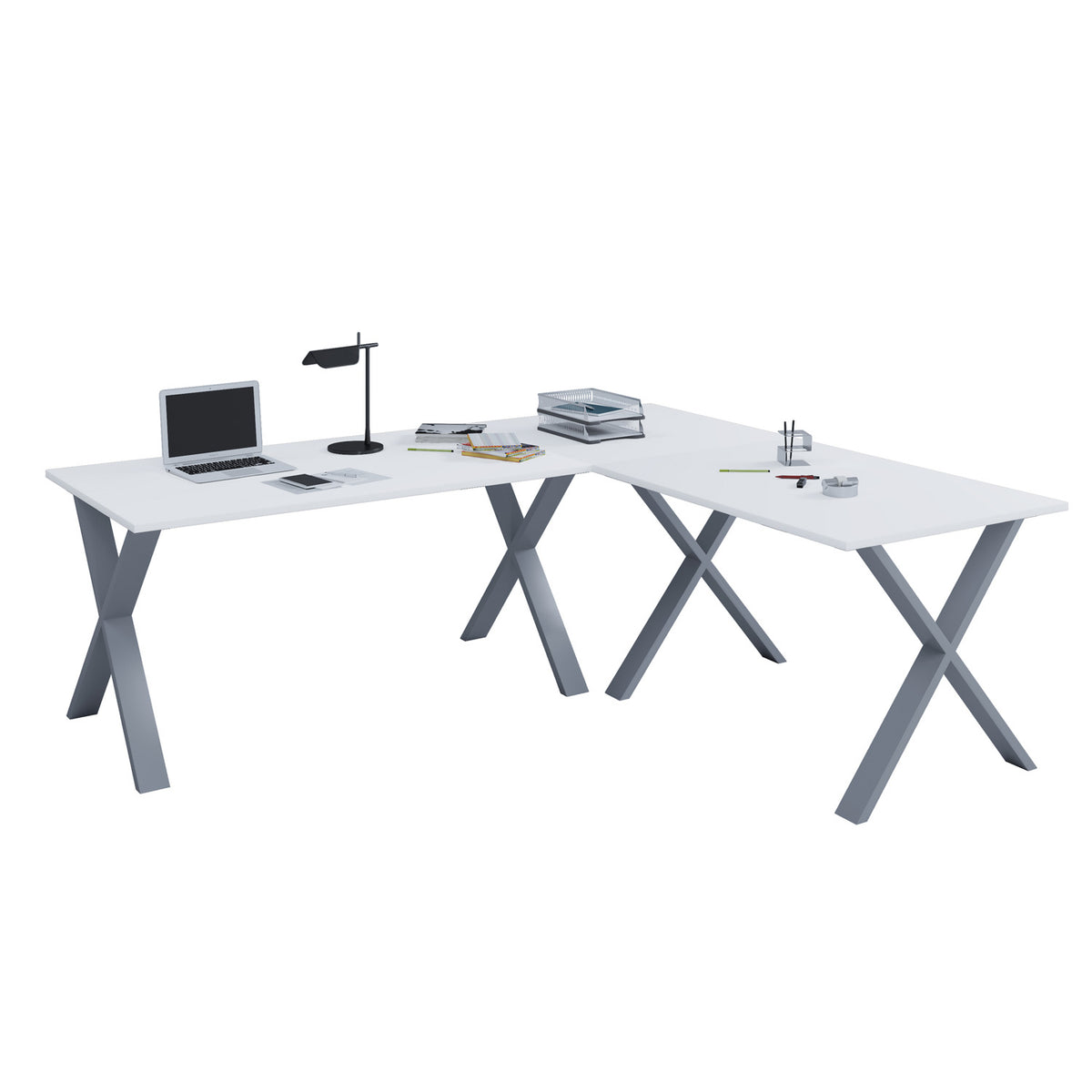 Se Lona X-feet hjørneskrivebord - hvid træ og sølvgrå metal (160x130x50) ❤ Kæmpe udvalg i VCM Nordic - Køb online på udsalg og tilbud lige nu ❤ Billig fragt • Hurtig levering - Varenummer: Boboonline-55468 og barcode / Ean: 4051814398049 på lager - Udsalg på Møbler,Borde,Kontorborde,Hjørneskriveborde,
Kontor,
Borde,
Kontorborde,
Skriveborde til hjemmekontor, Store besparelser – op til 67% - Shop over 2.281 kendte brands på udsalg