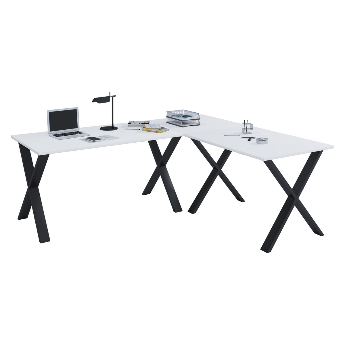 Se Lona X-feet hjørneskrivebord - hvid træ og sort metal (130x130x50) ❤ Kæmpe udvalg i VCM Nordic - Køb online på udsalg og tilbud lige nu ❤ Billig fragt og hurtig levering - Varenummer: Boboonline-55512 og barcode / Ean: 4051814398612 på lager - Udsalg på Møbler,Borde,Kontorborde,Hjørneskriveborde,
Kontor,
Borde,
Kontorborde,
Skriveborde til hjemmekontor, Spar helt op til 73% - Kæmpe udsalg på over 739 brands