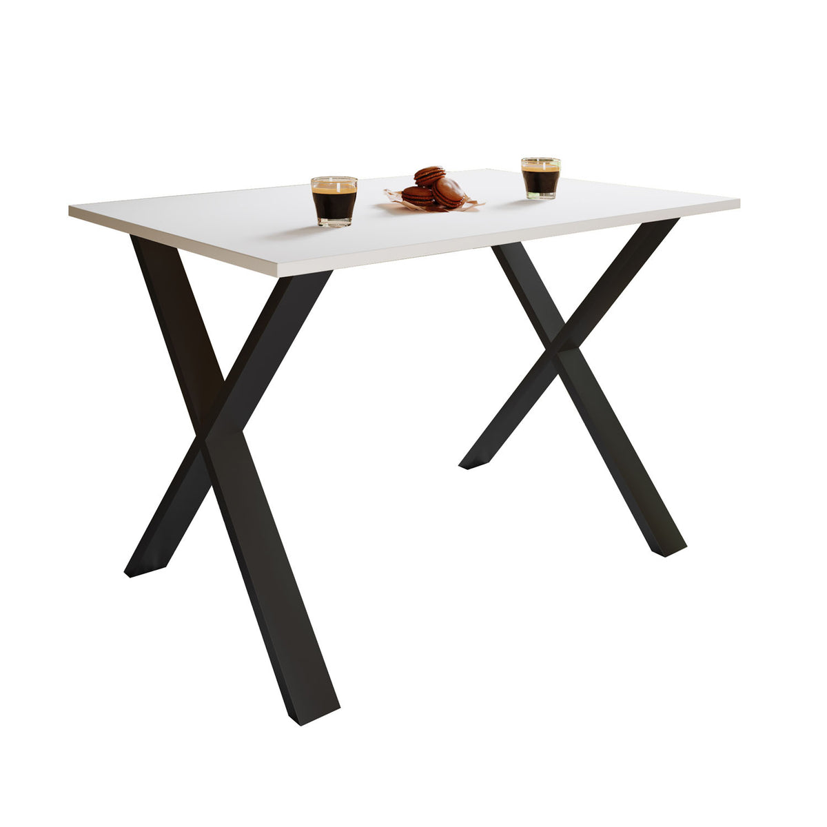 Se Xona X-feet spisebord - hvid træ og sort aluminium (110x50) ❤ Kæmpe udvalg i VCM Nordic - Køb online på udsalg og tilbud lige nu ❤ Billig fragt og hurtig levering - Varenummer: Boboonline-55770 og barcode / Ean: 4051814402142 på lager - Udsalg på Møbler,Borde,Spiseborde,
Billige spiseborde,
Hvide spiseborde,
Små spiseborde,
Spisestue, Spar stort – op til 59% - Over 2.739 brands med kæmpe udsalg