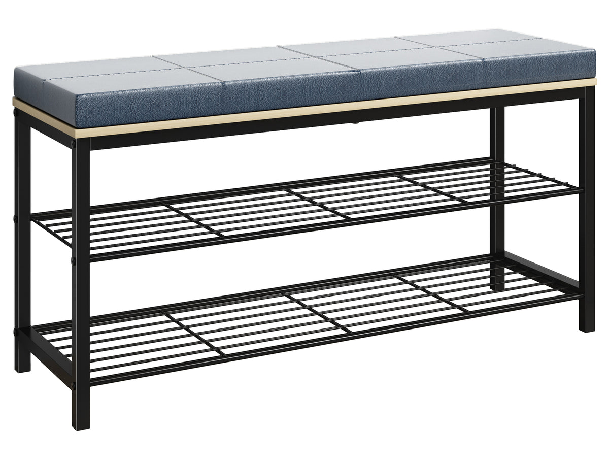 Se VCM NORDIC Taliro skostativ, m. 2 hylder og polstret bænkesæde - natur og sort metal (90x30) ❤ Kæmpe udvalg i VCM Nordic - Køb online på udsalg og tilbud lige nu ❤ Meget billig fragt og hurtig levering: 1 - 2 hverdage - Varenummer: Boboonline-114406 og barcode / Ean: 4051814436833 på lager - Udsalg på Møbler,Skoskabe og skohylder,
Møbler,
Bænke med skohylder,
Skoskabe og skohylder i metal,
Entré, Spar stort – op til 71% - Over 2.739 kendte brands på stort udsalg