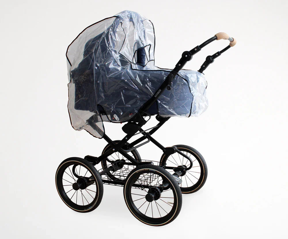 Naturkind PVC-frit regnslag til klapvogn i farven Vita/terra