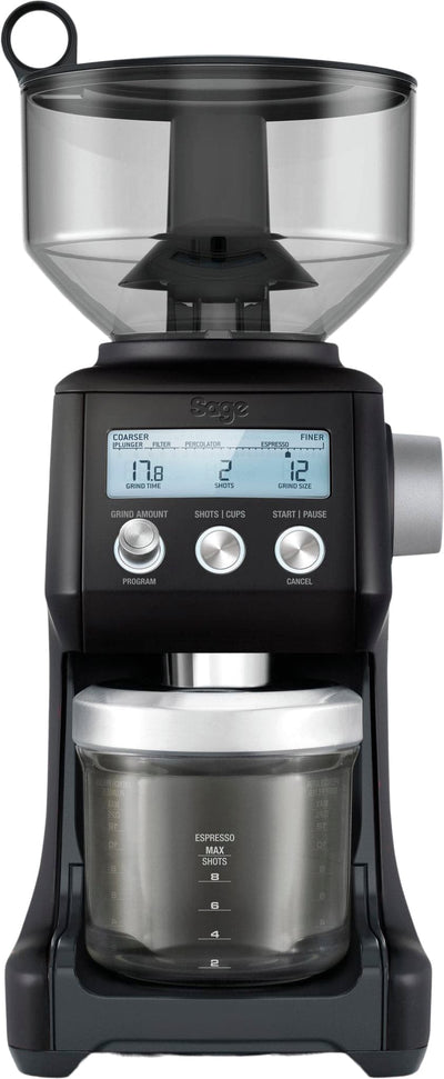 Se SAGE The Smart Grinder Pro Black Truffle - Kaffekværne ❤ Stort online udvalg i SAGE ❤ Meget billig fragt og hurtig levering: 1 - 2 hverdage - Varenummer: MGS-S00429077 og barcode / Ean: 9312432032285 på lager - Udsalg på Bolig - Køkkenudstyr - Kaffe & te - Kaffekværne Spar op til 58% - Over 1354 design mærker på udsalg