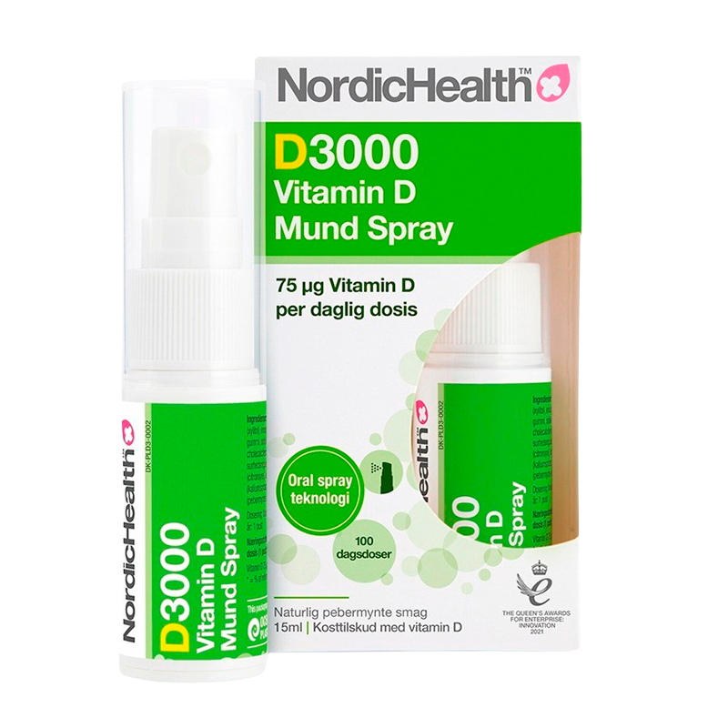 Se NordicHealth D3000 D3-vitaminspray (15 ml) ✔ Kæmpe udvalg i Medic Wiotech A/S - Køb online på udsalg og tilbud lige nu ✔ Billig fragt og hurtig levering - Varenummer: Helsegrossisten-50416 og på lager - Udsalg på Sundhed > D-Vitamin > Få op til 63% i rabat - Tusindvis af varer fra over 2.739 mærker