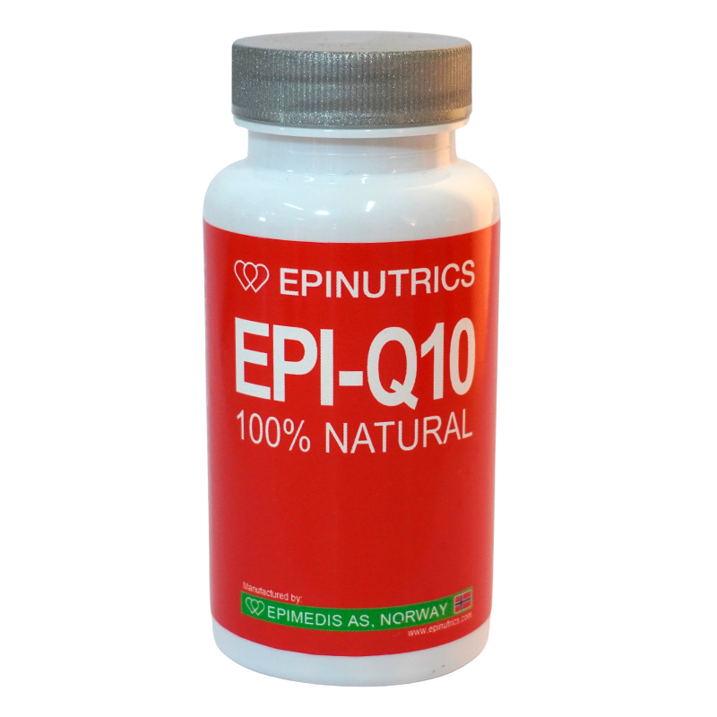 Pakke med Epinutrics Epi-Q10 kosttilskud, 60 kapsler