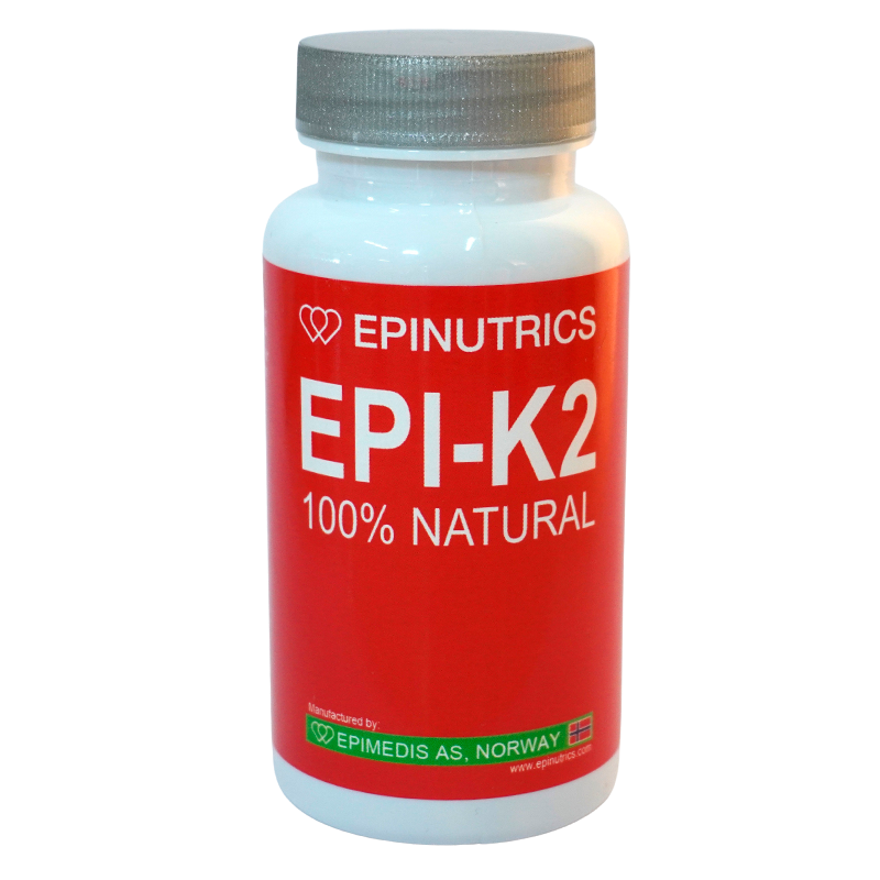 Epinutrics Epi-K2 kosttilskud med gurkemeje og vitamin K, pakning med 60 kapsler