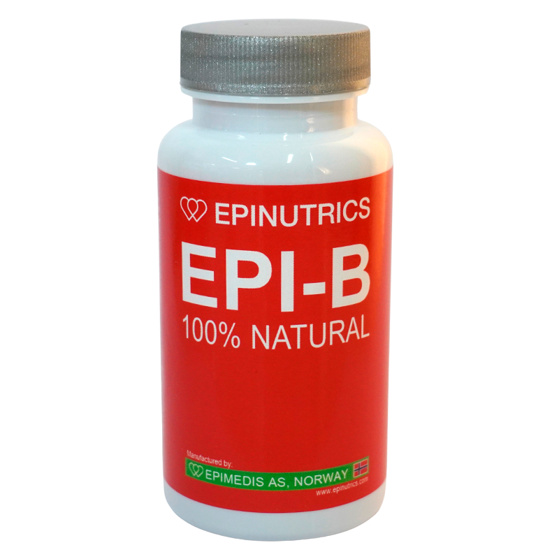 Epinutrics Epi-B, kosttilskud med B-vitaminer i vegetabilske kapsler, 60 stk.