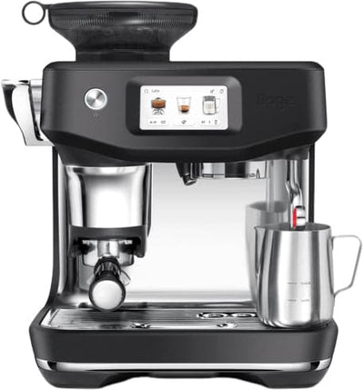 Se SAGE The Barista Touch Impress Black Truffle Str 41,7 x 33,3 x 34,3 cm - Kaffemaskiner Stål ❤ Stort online udvalg i SAGE ❤ Meget billig fragt og hurtig levering: 1 - 2 hverdage - Varenummer: MGS-S12483070 og barcode / Ean: 9355973105667 på lager - Udsalg på Bolig - Køkkenudstyr - Kaffe & te - Kaffemaskiner Spar op til 51% - Over 1354 design mærker på udsalg