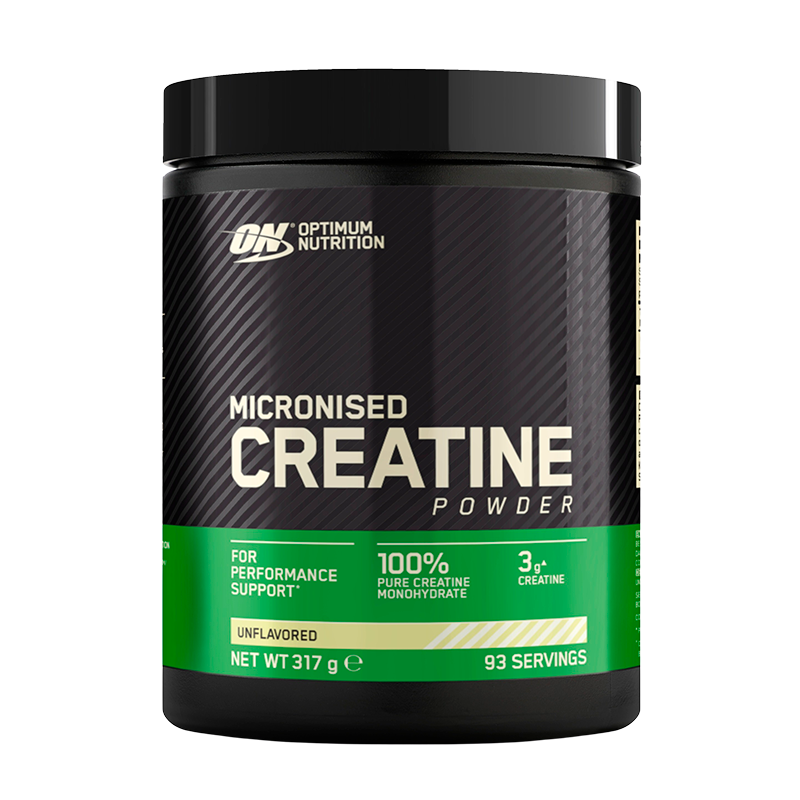 Beholder med Optimum Nutrition Creatine Powder Unflavored, 317 g