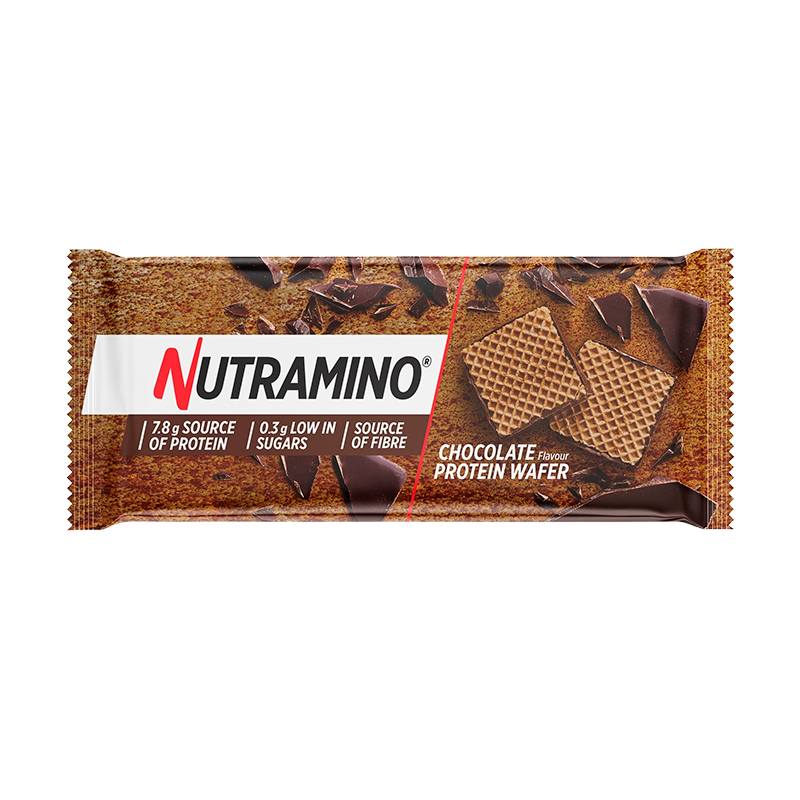 Nutramino Protein Wafer Chocolate, sprød proteinvaffel på 39 g