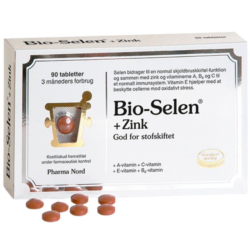 Pakning med Pharma Nord Bio-Selen Zink, 90 tabletter