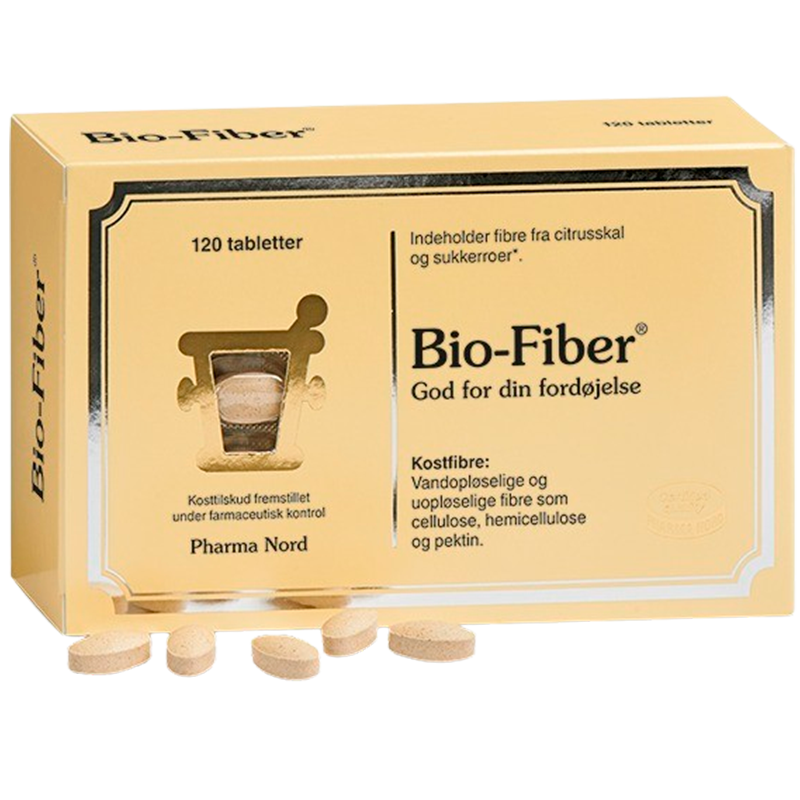 Pharma Nord Bio-Fiber, pakke med 120 fibertabletter