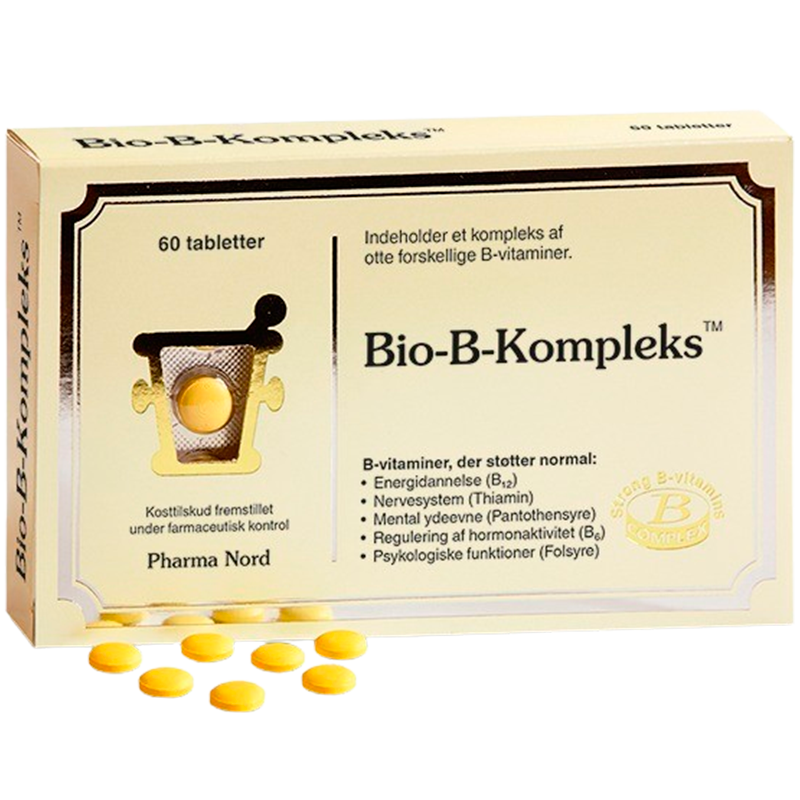 Pakning med Pharma Nord Bio-B-Kompleks, 60 tabletter