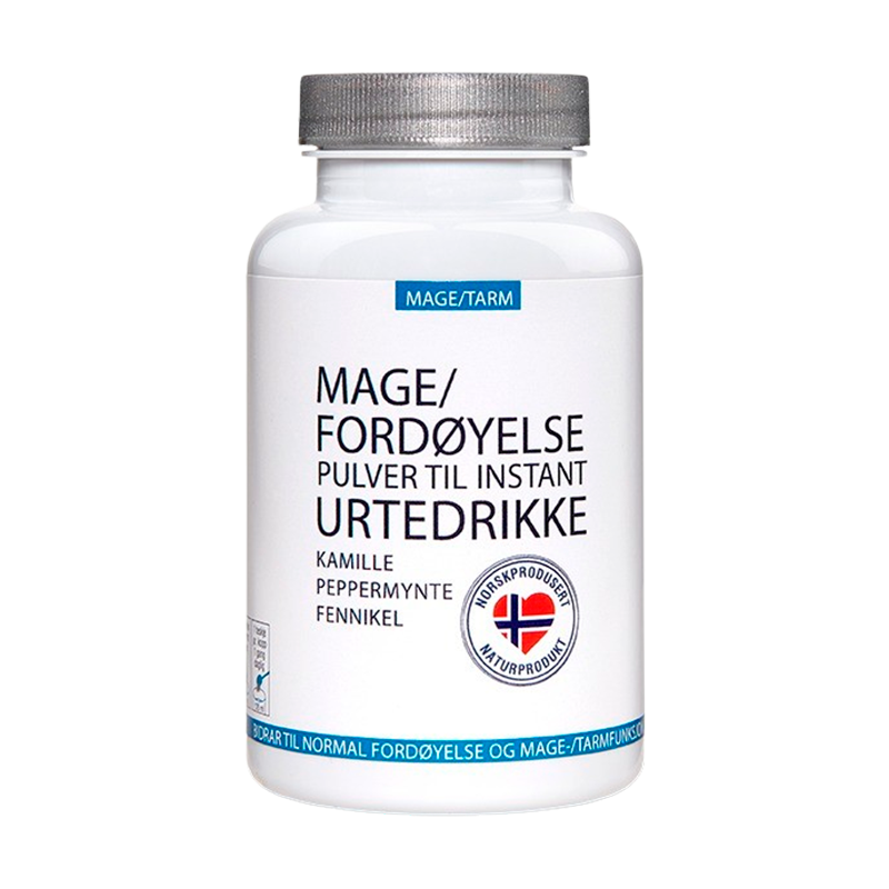 Bioform urtedrik med cikoriefibre, kamille, pebermynte og fennikel i pakning à 150 g