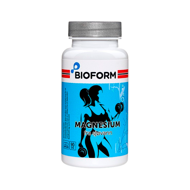 Pakke med Bioform Magnesium kosttilskud, 90 kapsler