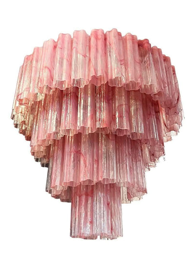 Se Murano Lysekrone på udsalg! 78 tuber, Alabaster Rosa. Billig fragt & hurtig levering. Spar op til 56%! Køb nu! CHEVIN-40055