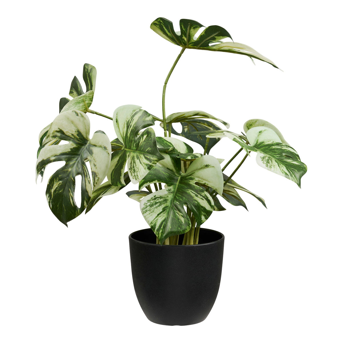 Grøn kunstig monstera plante fra House Nordic, 43 cm høj