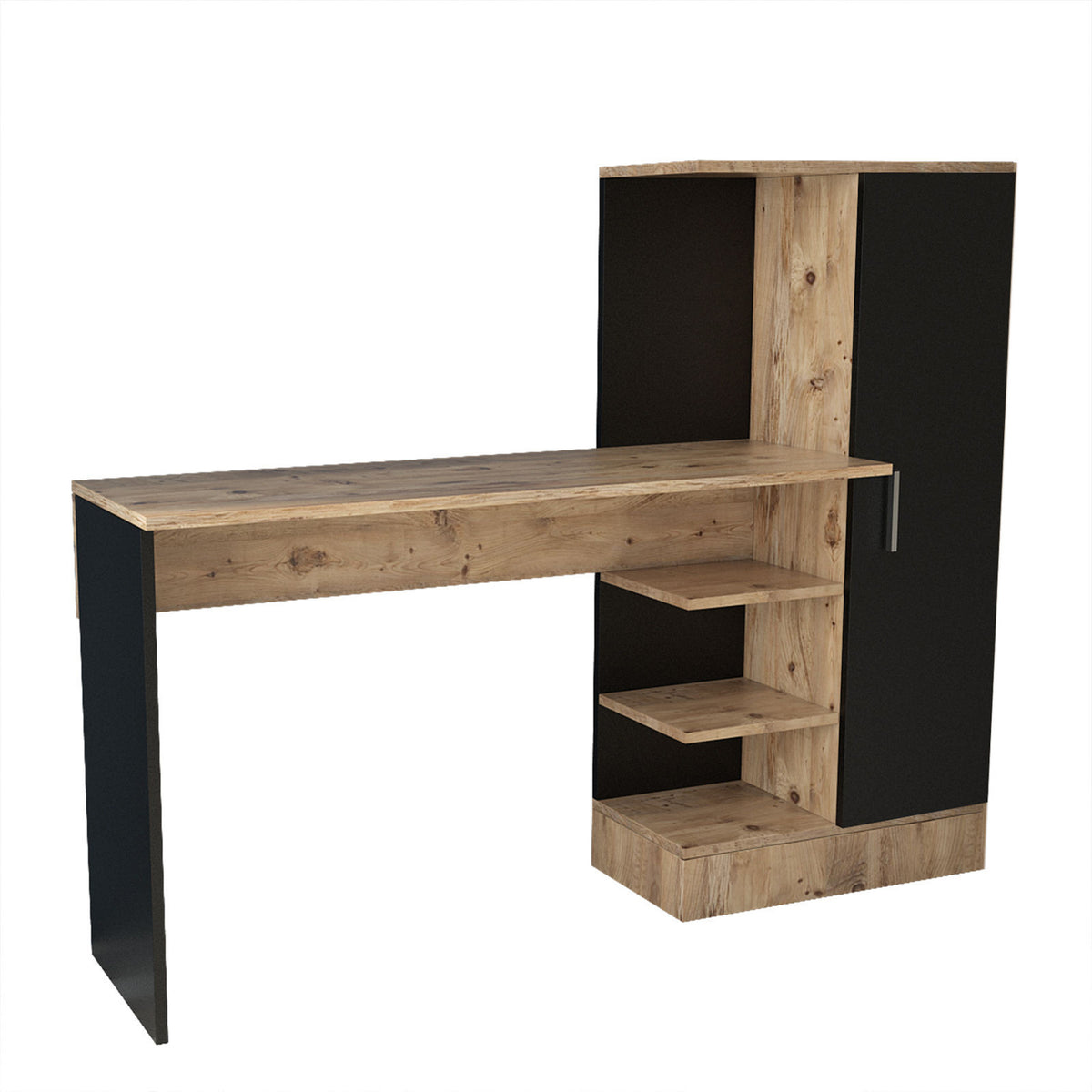 Se NORDVÄRK Ct2-Ab skrivebord, m. 1 låge og 5 hylder - sort og Atlantic Pine melamin (152,3x40) ❤ Kæmpe udvalg i NORDVÄRK - Køb online på udsalg og tilbud lige nu ❤ Super billig fragt og lynhurtig levering - Varenummer: Boboonline-114159 og barcode / Ean: 8683342403641 på lager - Udsalg på Møbler,Borde,Kontorborde,Skriveborde,
Møbler,
Borde,
Kontorborde,
Kontor,
Kontorborde Spar stort – op til 53% - Kæmpe udsalg på over 2.739 brands