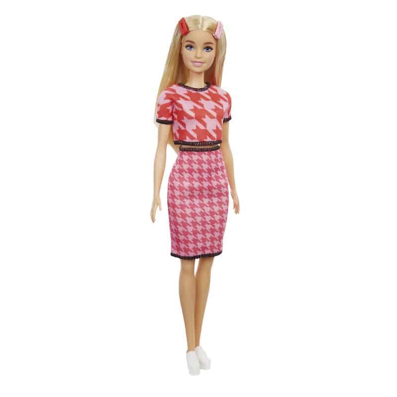 Barbie Fashionista dukke klædt i Houndstooth Top