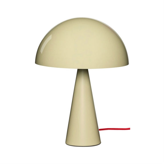 Hübsch Mush mini bordlampe i metal, farven Lys Sand