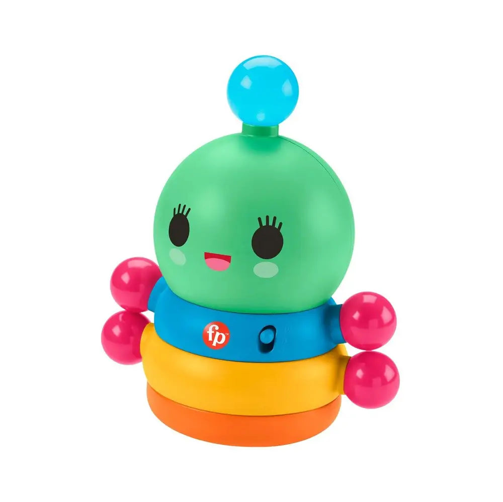 Fisher-Price Bop & Wobble Rainbow Worm rokkeorm til baby