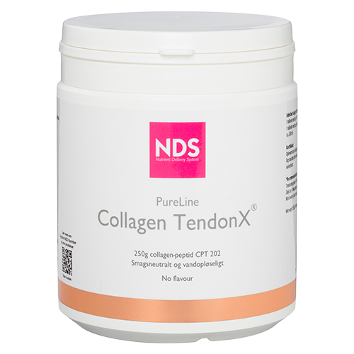 NDS Collagen TendonX collagenpulver fra kvæg i beholder med 250 g