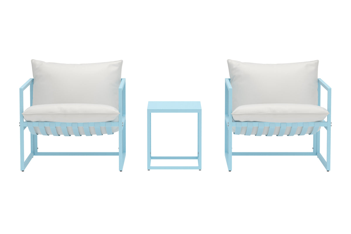 Se VENTURE HOME Messina udendørs loungesæt, m. 1 bord og 2 stole - beige polyester og blå glas/stål ❤ Kæmpe udvalg i Venture Design - Køb online på udsalg og tilbud lige nu ❤ Billig fragt og hurtig levering - Varenummer: Boboonline-126663 og barcode / Ean: 7340220868053 på lager - Udsalg på Udendørs møbler,
Udendørs loungemøbler,
Terrasse og have,
Udendørs loungesæt,
Alle udendørs møbler Spar stort – op til 59% - Eksklusivt udsalg på over 2.739 brands