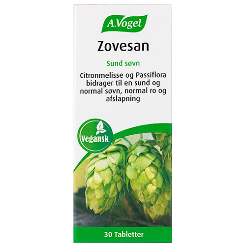 Pakning med A. Vogel Zovesan plantetabletter, 30 stk.