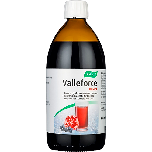 A. Vogel Valleforce Berry flydende kosttilskud i flaske, 500 ml